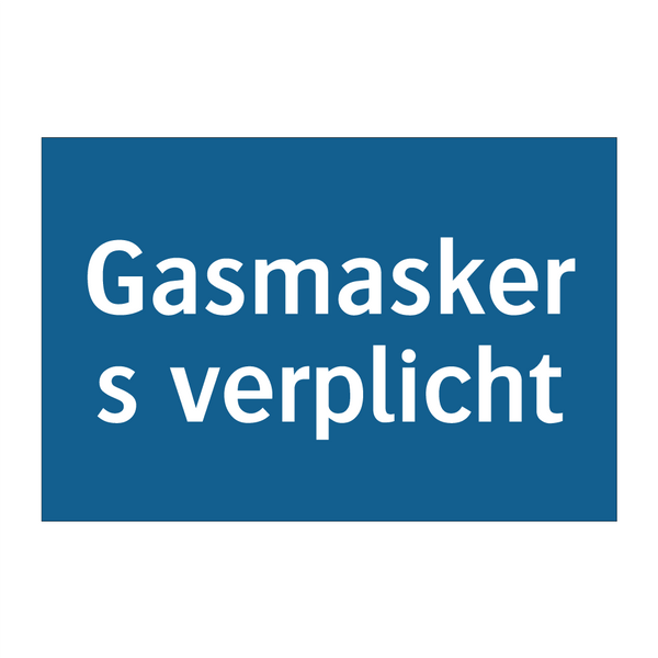 Gasmaskers verplicht & Gasmaskers verplicht & Gasmaskers verplicht & Gasmaskers verplicht