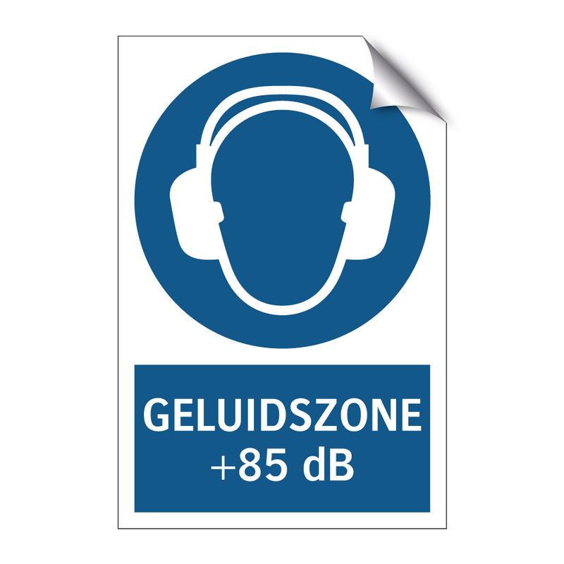 GELUIDSZONE + 85 dB & GELUIDSZONE + 85 dB & GELUIDSZONE + 85 dB & GELUIDSZONE + 85 dB