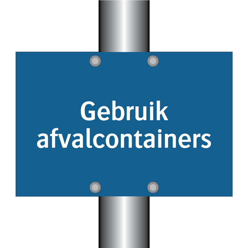 Gebruik afvalcontainers & Gebruik afvalcontainers & Gebruik afvalcontainers