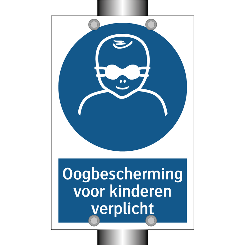 Oogbescherming voor kinderen verplicht & Oogbescherming voor kinderen verplicht