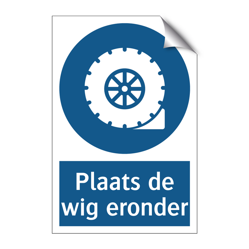 Plaats de wig eronder & Plaats de wig eronder & Plaats de wig eronder & Plaats de wig eronder