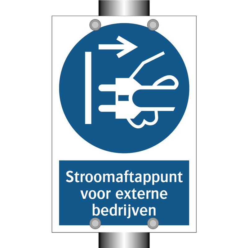 Stroomaftappunt voor externe bedrijven & Stroomaftappunt voor externe bedrijven