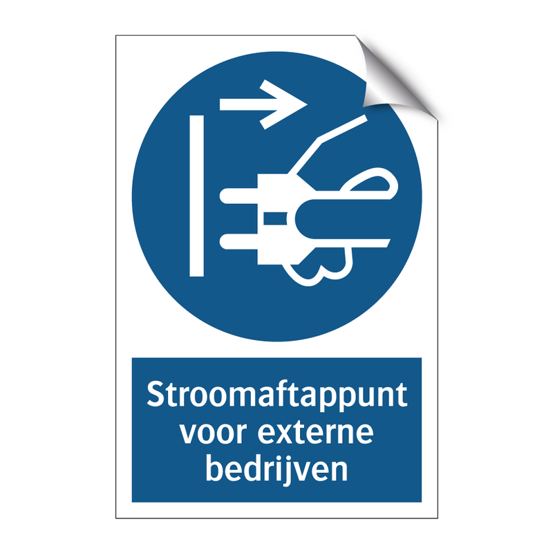 Stroomaftappunt voor externe bedrijven & Stroomaftappunt voor externe bedrijven