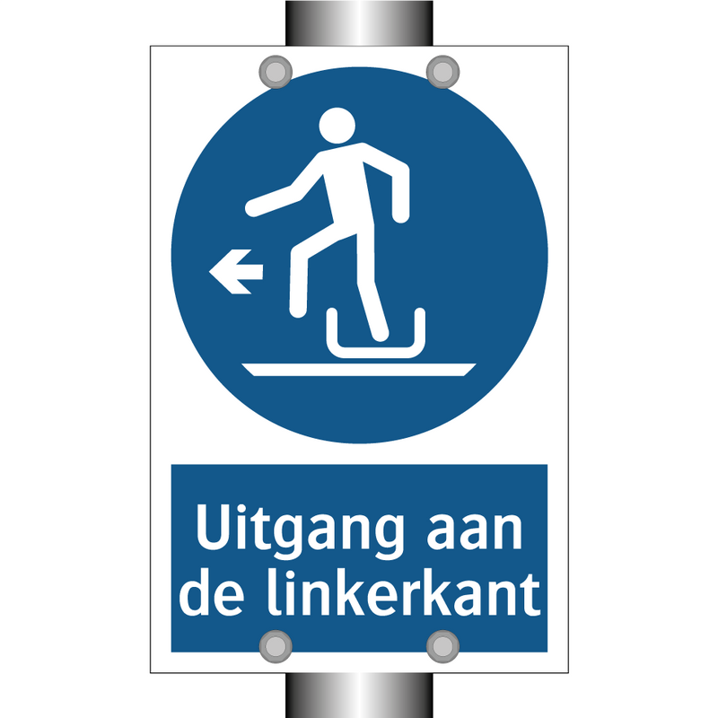 Uitgang aan de linkerkant & Uitgang aan de linkerkant & Uitgang aan de linkerkant