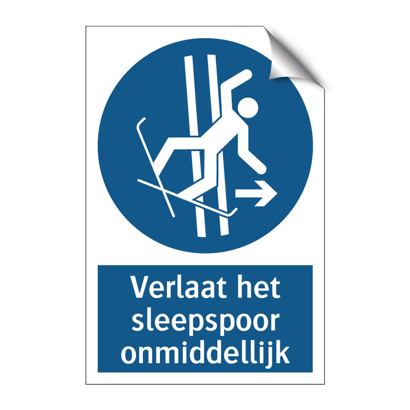 Verlaat het sleepspoor onmiddellijk & Verlaat het sleepspoor onmiddellijk