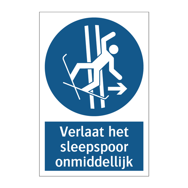 Verlaat het sleepspoor onmiddellijk & Verlaat het sleepspoor onmiddellijk