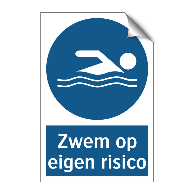 Zwem op eigen risico & Zwem op eigen risico & Zwem op eigen risico & Zwem op eigen risico