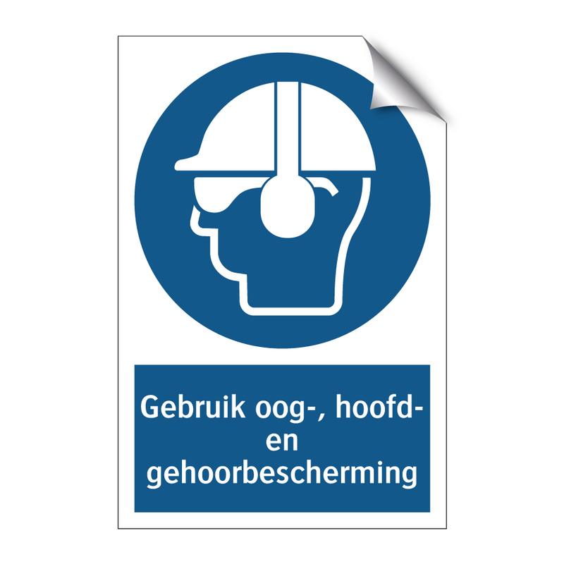 Gebruik oog-, hoofd- en gehoorbescherming & Gebruik oog-, hoofd- en gehoorbescherming