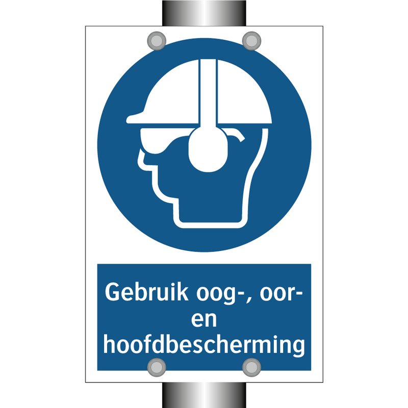 Gebruik oog-, oor- en hoofdbescherming & Gebruik oog-, oor- en hoofdbescherming