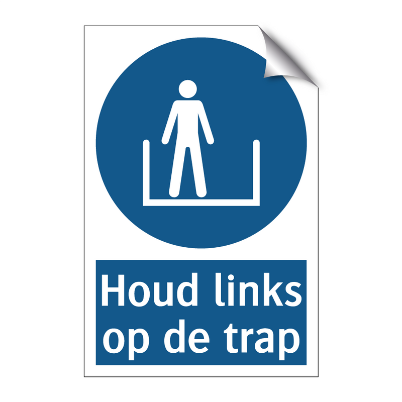 Houd links op de trap & Houd links op de trap & Houd links op de trap & Houd links op de trap