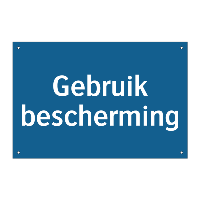 Gebruik bescherming & Gebruik bescherming & Gebruik bescherming & Gebruik bescherming