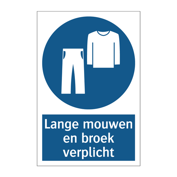 Lange mouwen en broek verplicht & Lange mouwen en broek verplicht & Lange mouwen en broek verplicht