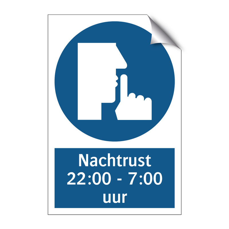 Nachtrust 22:00 - 7:00 uur & Nachtrust 22:00 - 7:00 uur & Nachtrust 22:00 - 7:00 uur