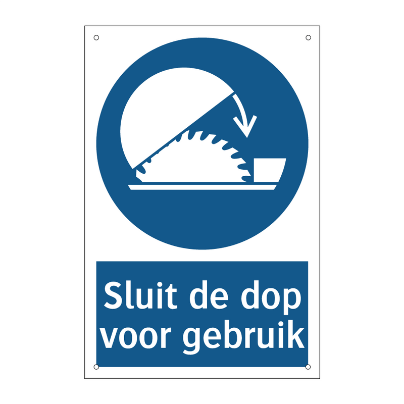 Sluit de dop voor gebruik & Sluit de dop voor gebruik & Sluit de dop voor gebruik