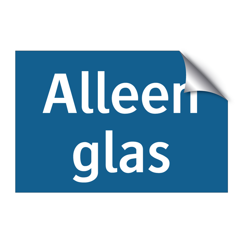 Alleen glas & Alleen glas & Alleen glas & Alleen glas