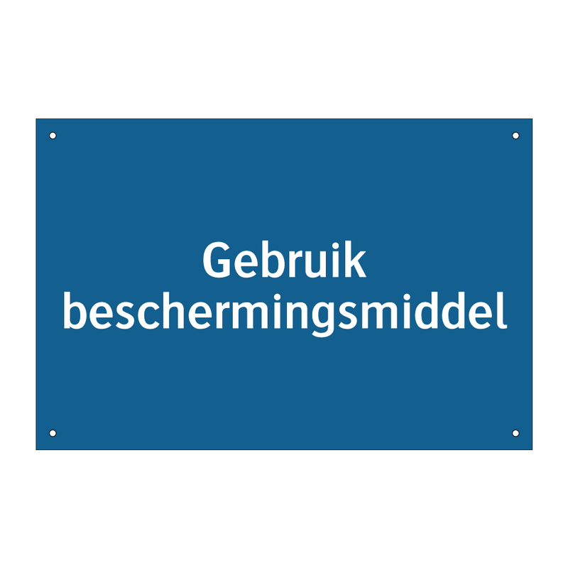 Gebruik beschermingsmiddel & Gebruik beschermingsmiddel & Gebruik beschermingsmiddel