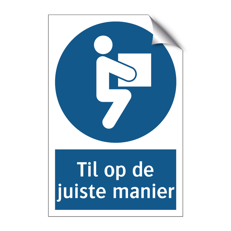 Til op de juiste manier & Til op de juiste manier & Til op de juiste manier