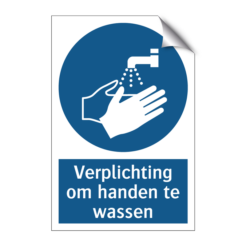 Verplichting om handen te wassen & Verplichting om handen te wassen