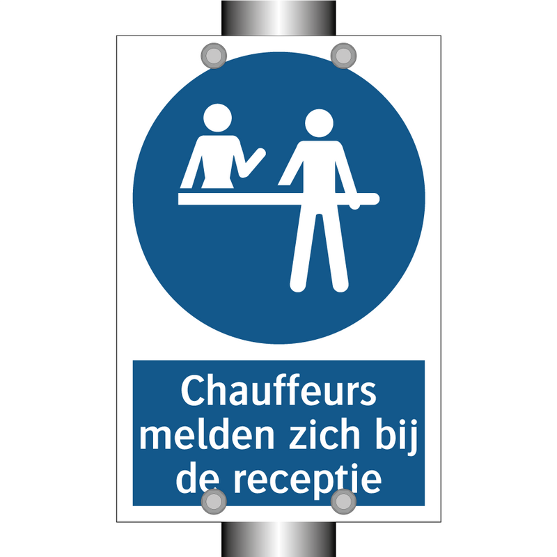 Chauffeurs melden zich bij de receptie & Chauffeurs melden zich bij de receptie