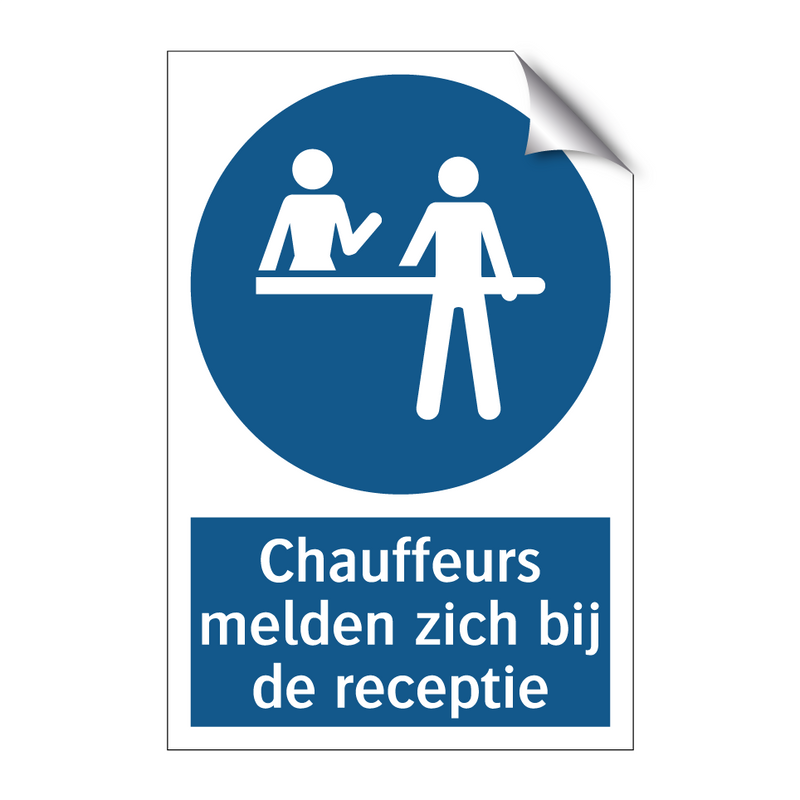 Chauffeurs melden zich bij de receptie & Chauffeurs melden zich bij de receptie