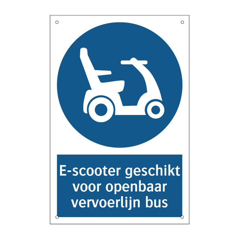 E-scooter geschikt voor openbaar vervoerlijn bus & E-scooter geschikt voor openbaar vervoerlijn bus