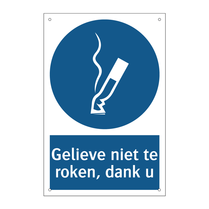 Gelieve niet te roken, dank u & Gelieve niet te roken, dank u & Gelieve niet te roken, dank u