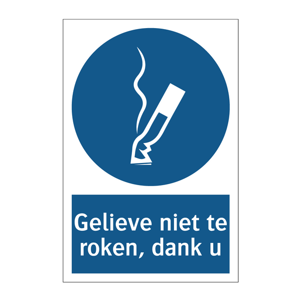 Gelieve niet te roken, dank u & Gelieve niet te roken, dank u & Gelieve niet te roken, dank u