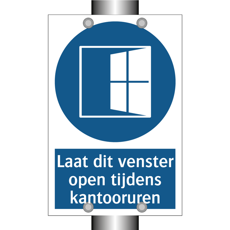 Laat dit venster open tijdens kantooruren & Laat dit venster open tijdens kantooruren