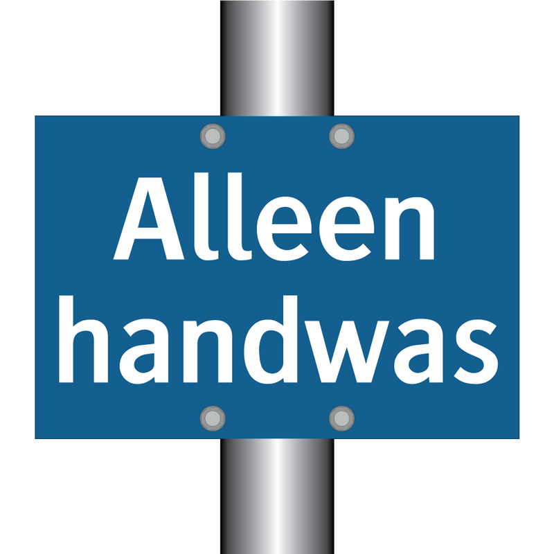 Alleen handwas & Alleen handwas & Alleen handwas & Alleen handwas & Alleen handwas