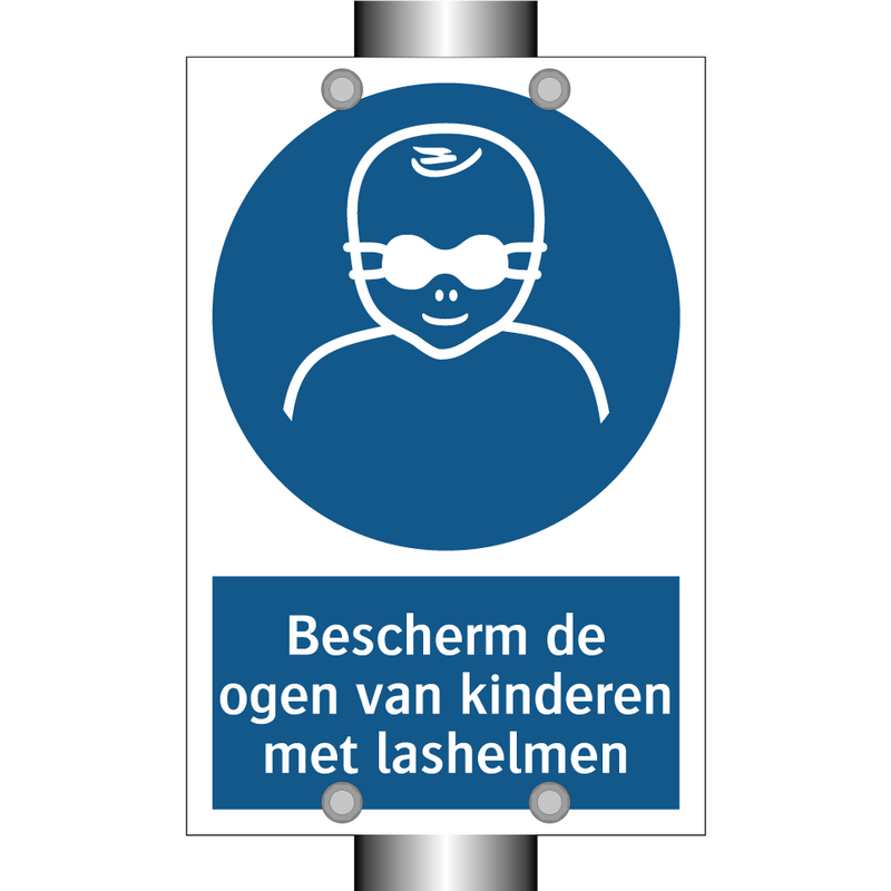 Bescherm de ogen van kinderen met lashelmen & Bescherm de ogen van kinderen met lashelmen