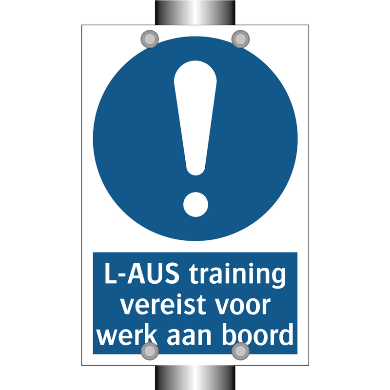 L-AUS training vereist voor werk aan boord & L-AUS training vereist voor werk aan boord