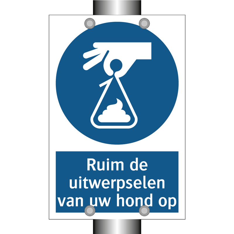 Ruim de uitwerpselen van uw hond op & Ruim de uitwerpselen van uw hond op