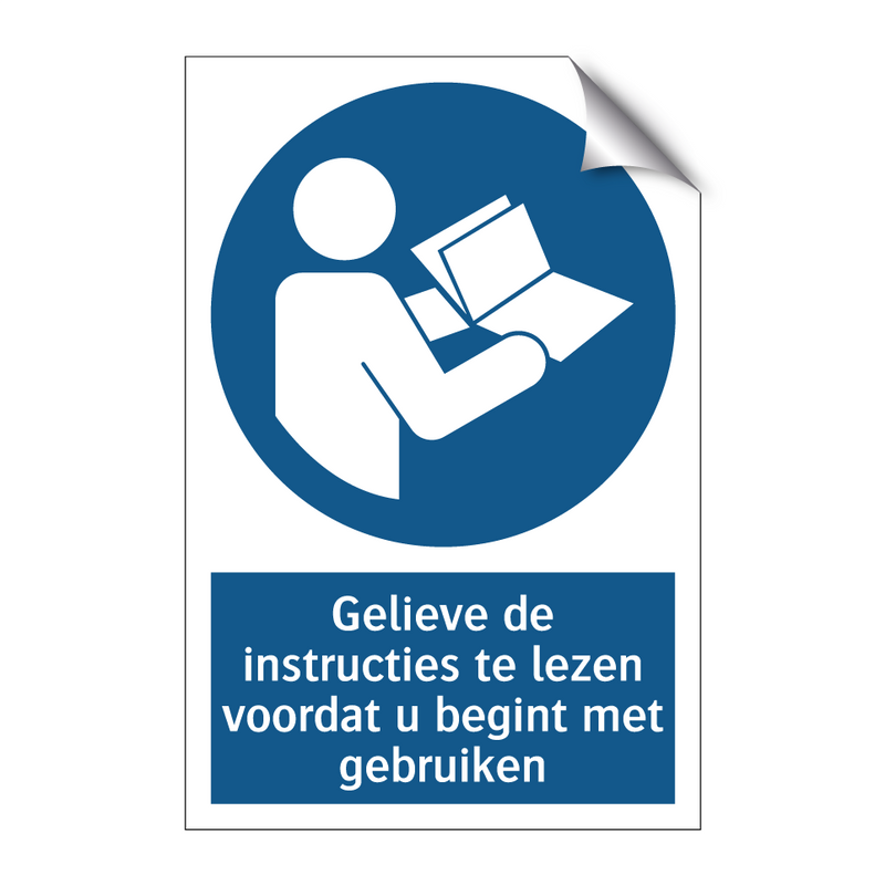 Gelieve de instructies te lezen voordat u begint met gebruiken