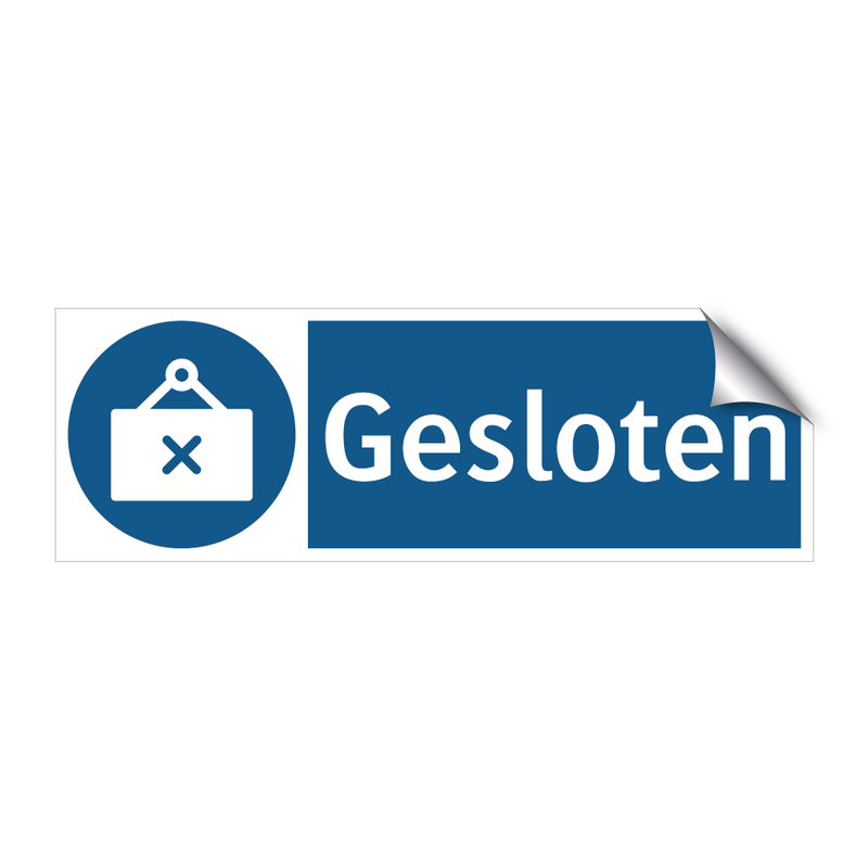 Gesloten & Gesloten & Gesloten & Gesloten