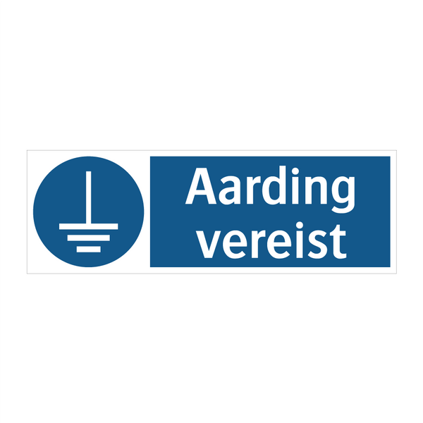 Aarding vereist & Aarding vereist & Aarding vereist & Aarding vereist & Aarding vereist