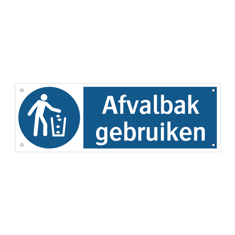 Afvalbak gebruiken & Afvalbak gebruiken & Afvalbak gebruiken & Afvalbak gebruiken