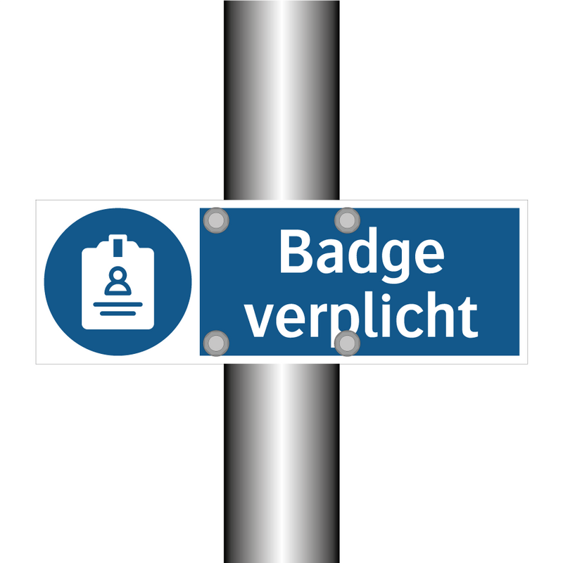 Badge verplicht & Badge verplicht & Badge verplicht