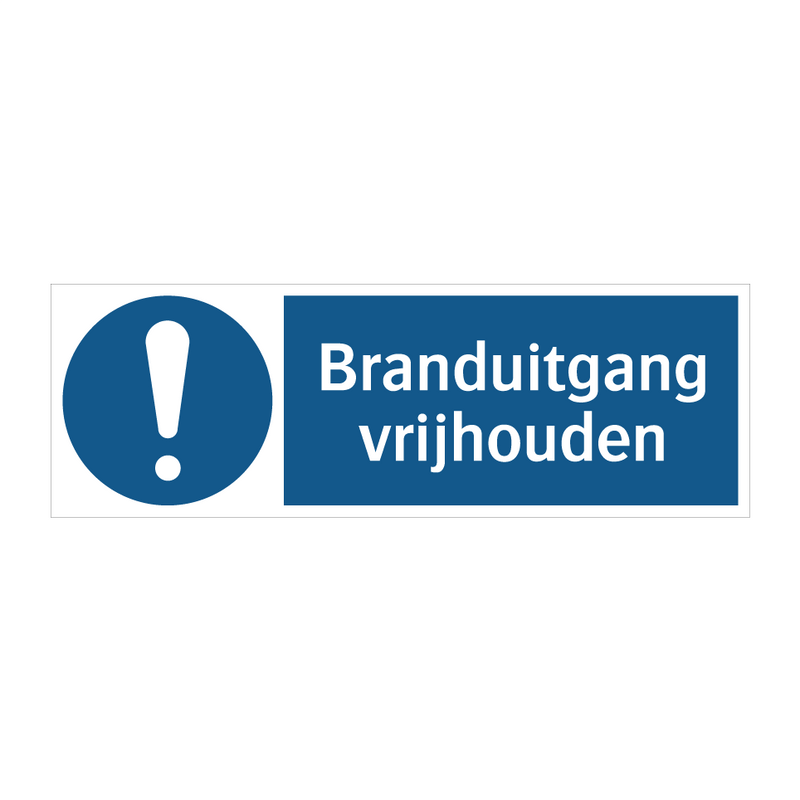 Branduitgang vrijhouden & Branduitgang vrijhouden & Branduitgang vrijhouden