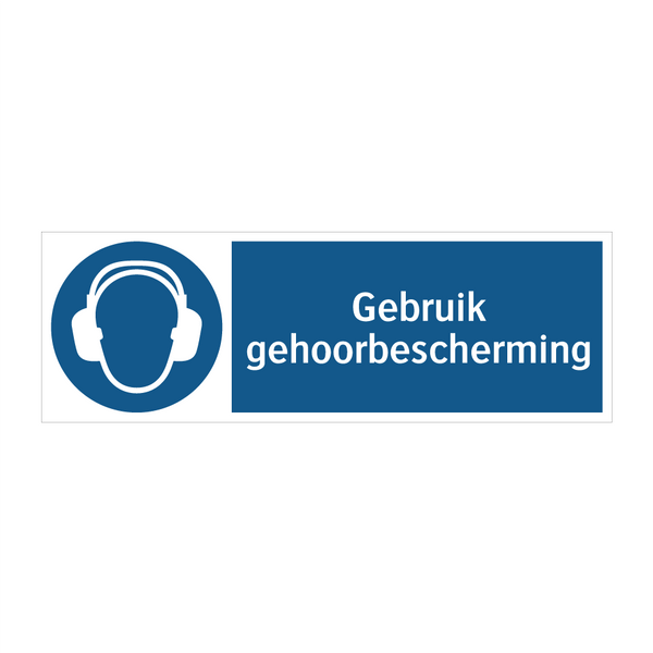 Gebruik gehoorbescherming & Gebruik gehoorbescherming & Gebruik gehoorbescherming