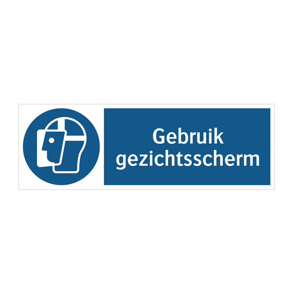 Gebruik gezichtsscherm & Gebruik gezichtsscherm & Gebruik gezichtsscherm & Gebruik gezichtsscherm