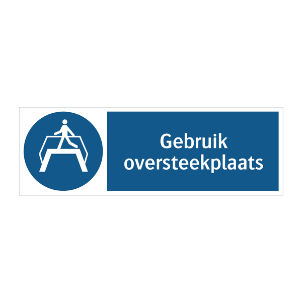 Gebruik oversteekplaats & Gebruik oversteekplaats & Gebruik oversteekplaats