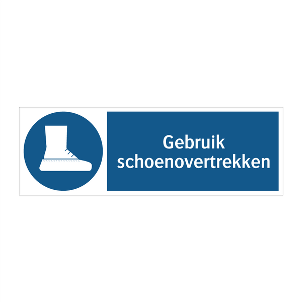 Gebruik schoenovertrekken & Gebruik schoenovertrekken & Gebruik schoenovertrekken