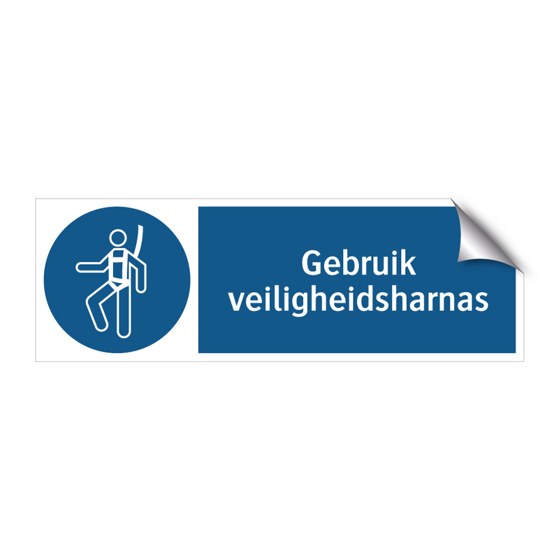 Gebruik veiligheidsharnas & Gebruik veiligheidsharnas & Gebruik veiligheidsharnas