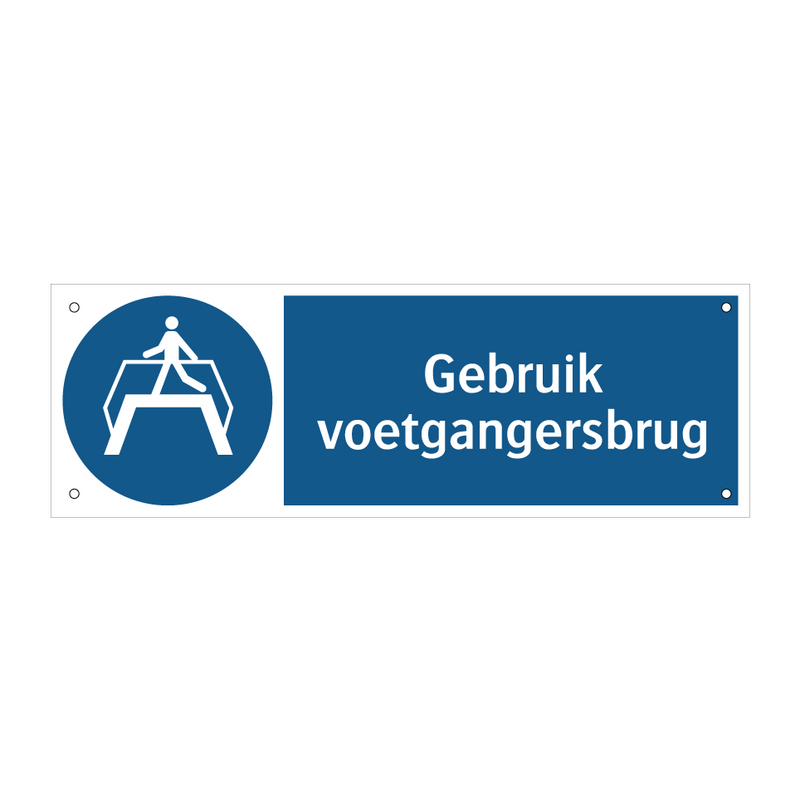 Gebruik voetgangersbrug & Gebruik voetgangersbrug & Gebruik voetgangersbrug