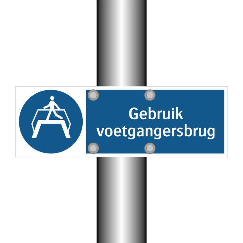 Gebruik voetgangersbrug & Gebruik voetgangersbrug & Gebruik voetgangersbrug