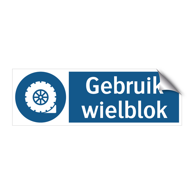 Gebruik wielblok & Gebruik wielblok & Gebruik wielblok & Gebruik wielblok