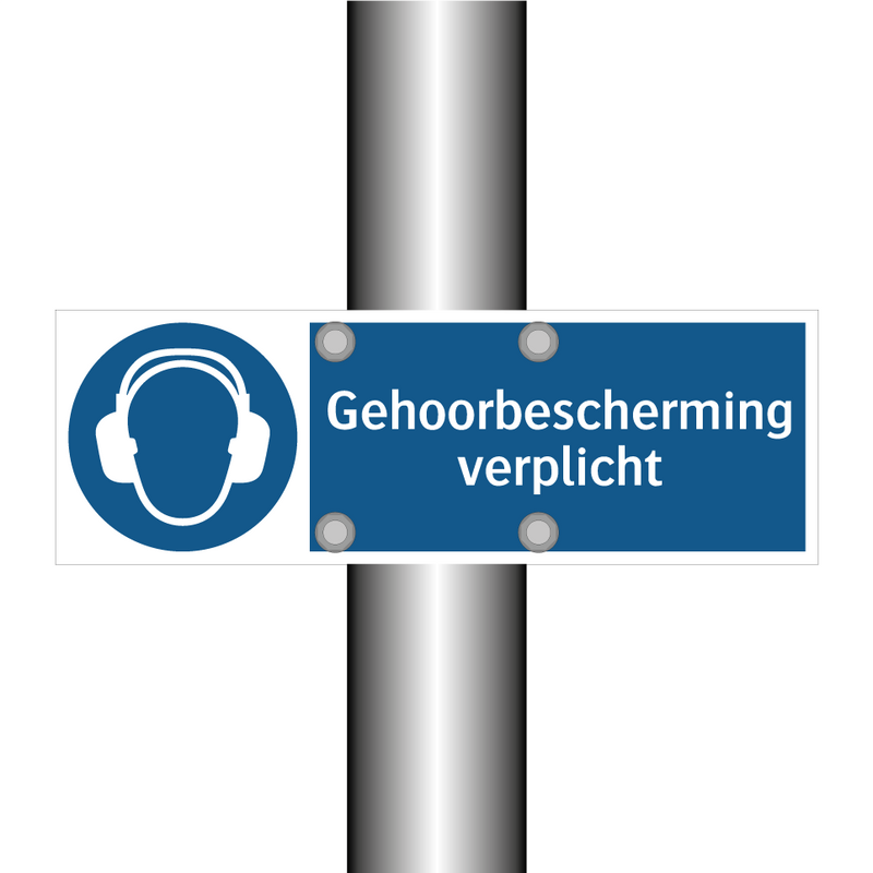 Gehoorbescherming verplicht & Gehoorbescherming verplicht & Gehoorbescherming verplicht