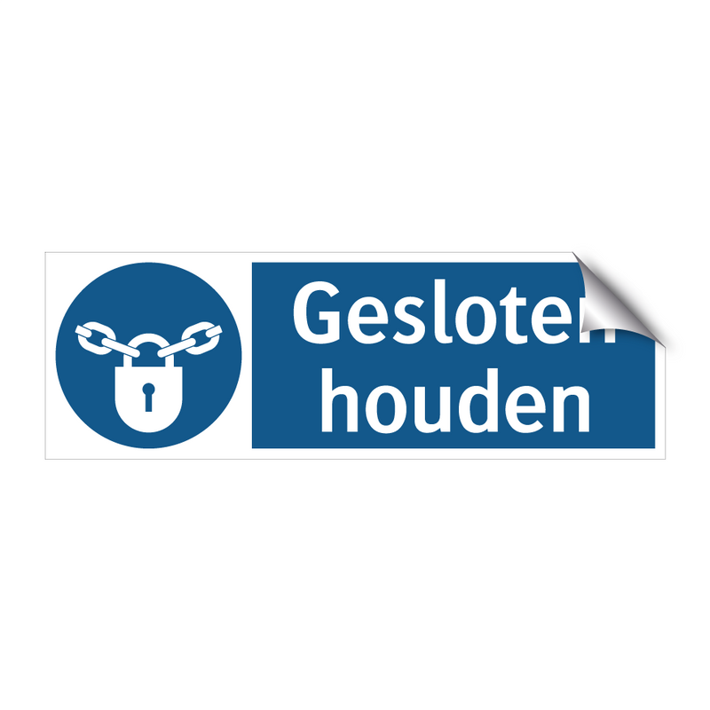 Gesloten houden & Gesloten houden & Gesloten houden & Gesloten houden