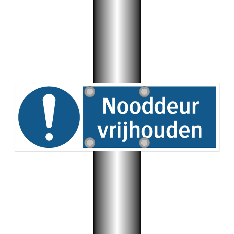 Nooddeur vrijhouden & Nooddeur vrijhouden & Nooddeur vrijhouden