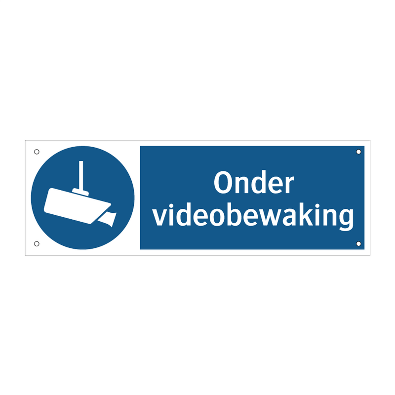 Onder videobewaking & Onder videobewaking & Onder videobewaking & Onder videobewaking